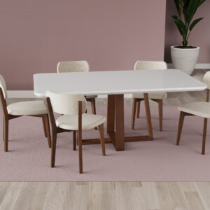 Mesa Bianca Retangular